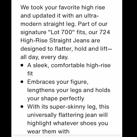 Levi’s 724 High-Rise Straight Leg Crop Women’s Jeans - Size: 28 - Picture 14 of 17